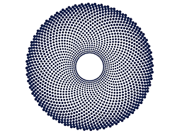 利用AI创建漂亮螺旋圆点花纹