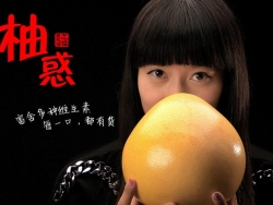 柚子促销海报设计