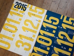 2015年新年日历设计作品