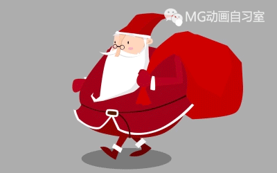 【教程】圣诞老人的绘制与走路动画