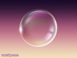 PS鼠绘漂亮质感气泡