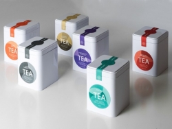 清新风格茶叶铁盒包装设计