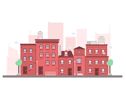 AI简单绘制城市建筑插画