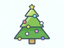 PS绘制圣诞树图标教程