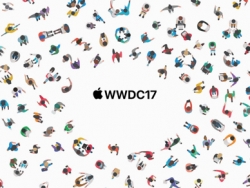 AI符号喷枪工具绘制苹果WWDC2017海报