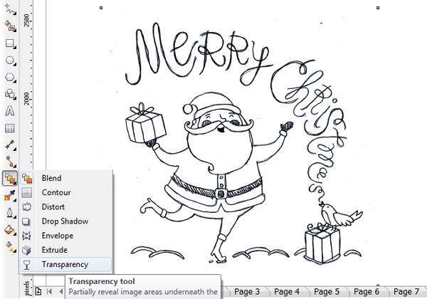 CDR绘制可爱风格圣诞节插画 飞特网 CDR实例教程