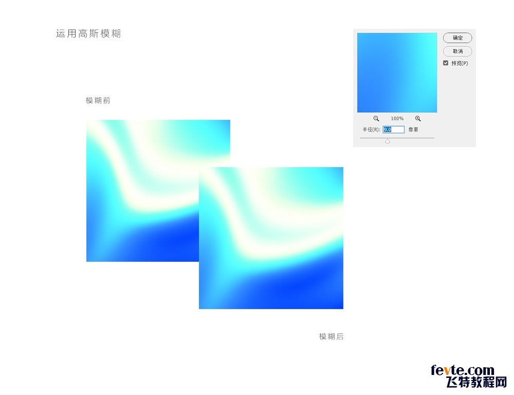 PS制作颗粒质感渐变背景教程 飞特网 PS滤镜教程