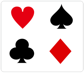 使用CDR绘制扑克牌四花色