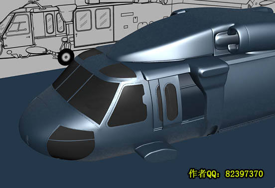 3DSMAX黑鹰直升机建模教程 飞特网 3DSMAX建模教程