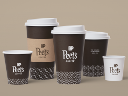 两款品牌咖啡系列包装设计