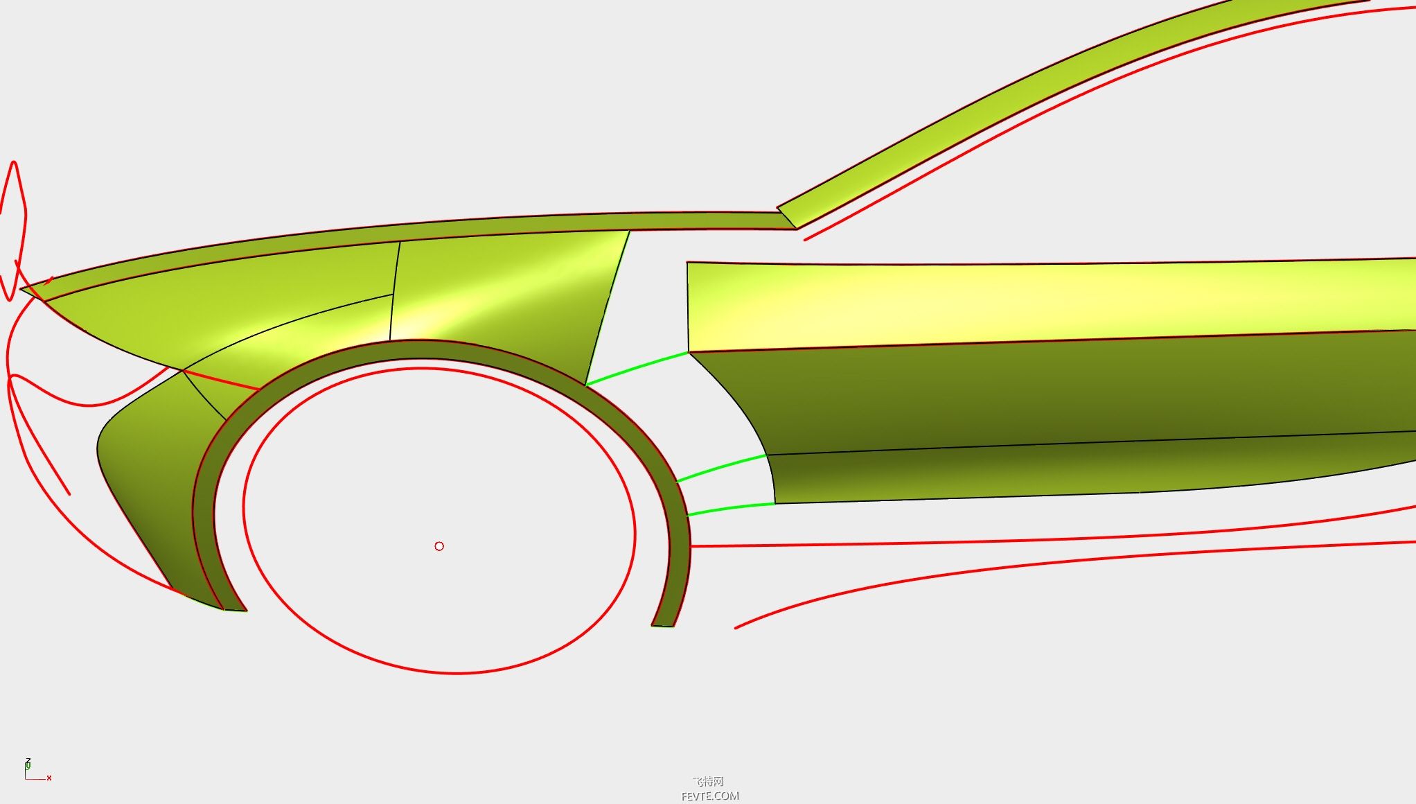 Rhino建模BMW I8教程（一） 飞特网 Rhino教程