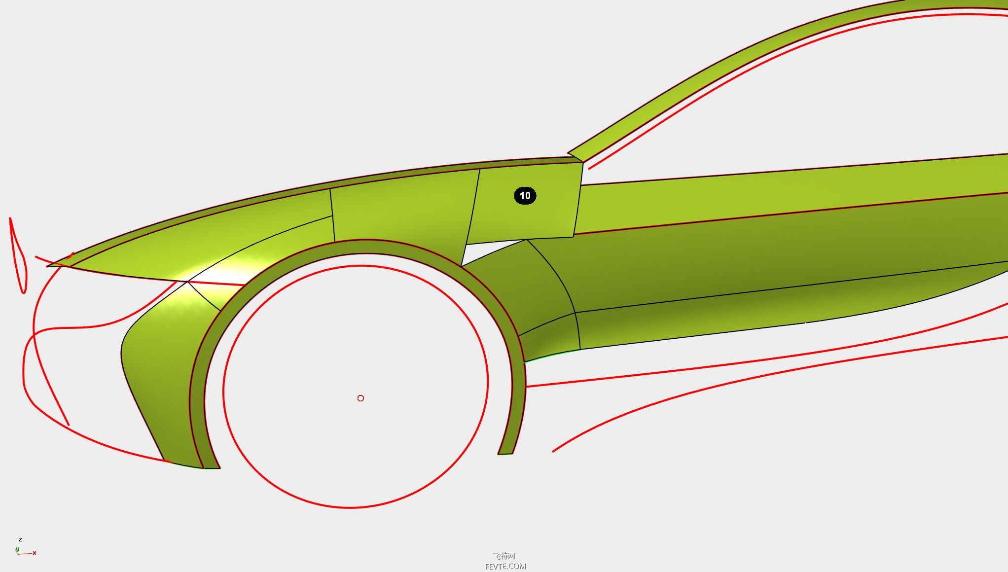 Rhino建模BMW I8教程（一） 飞特网 Rhino教程