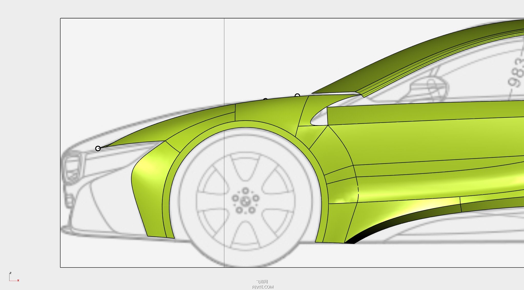 Rhino建模BMW I8教程（二） 飞特网 Rhino教程