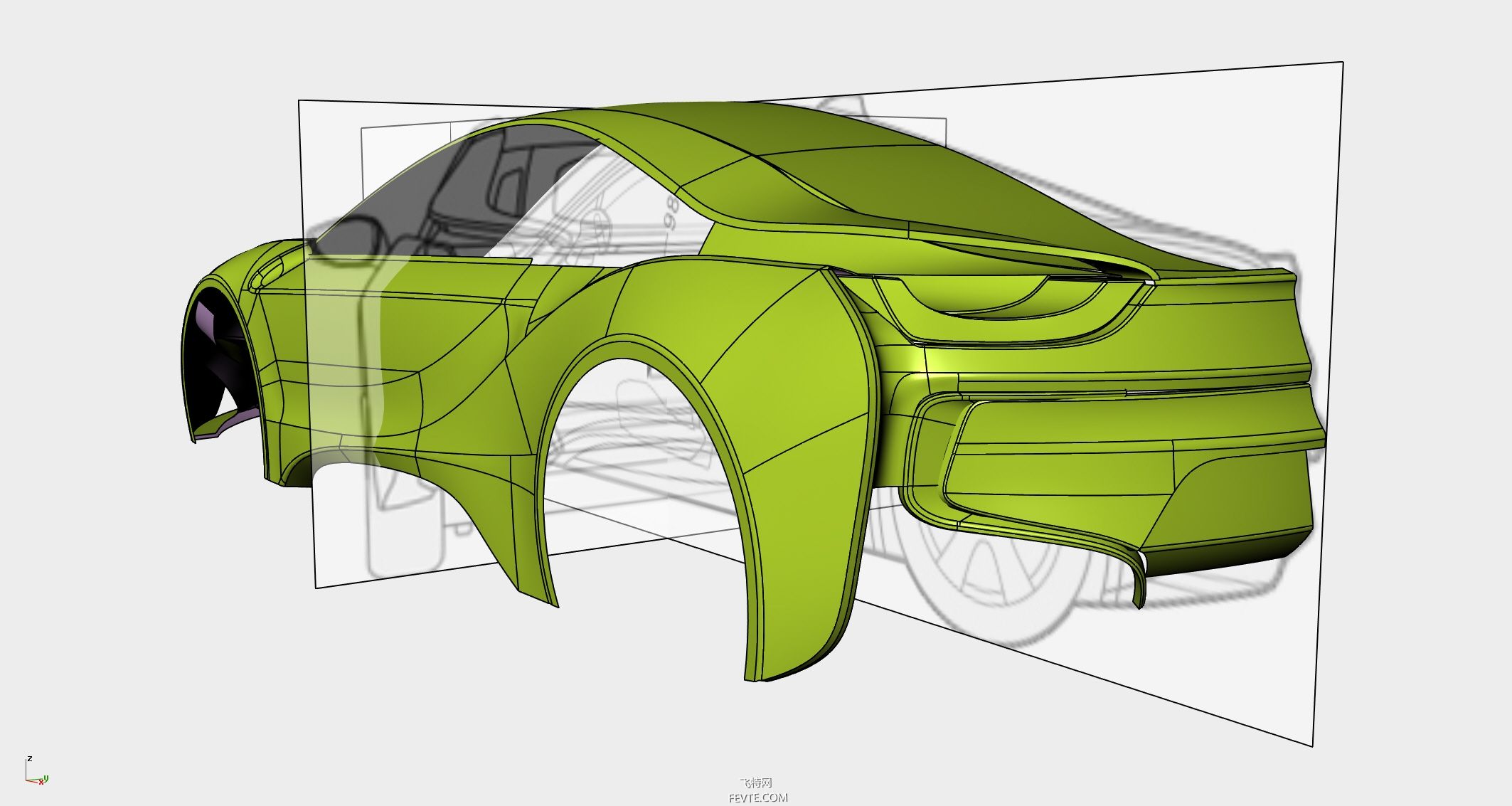 Rhino建模BMW I8教程（三） 飞特网 Rhino教程