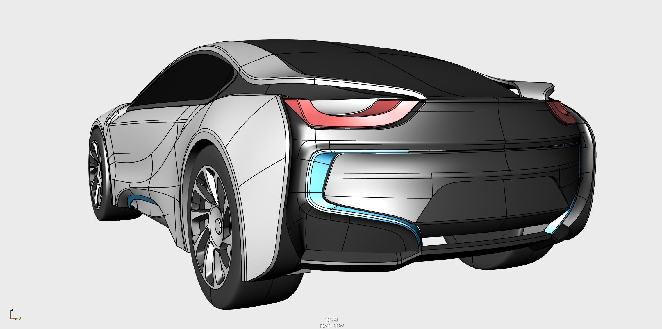 Rhino建模BMW I8教程（三） 飞特网 Rhino教程