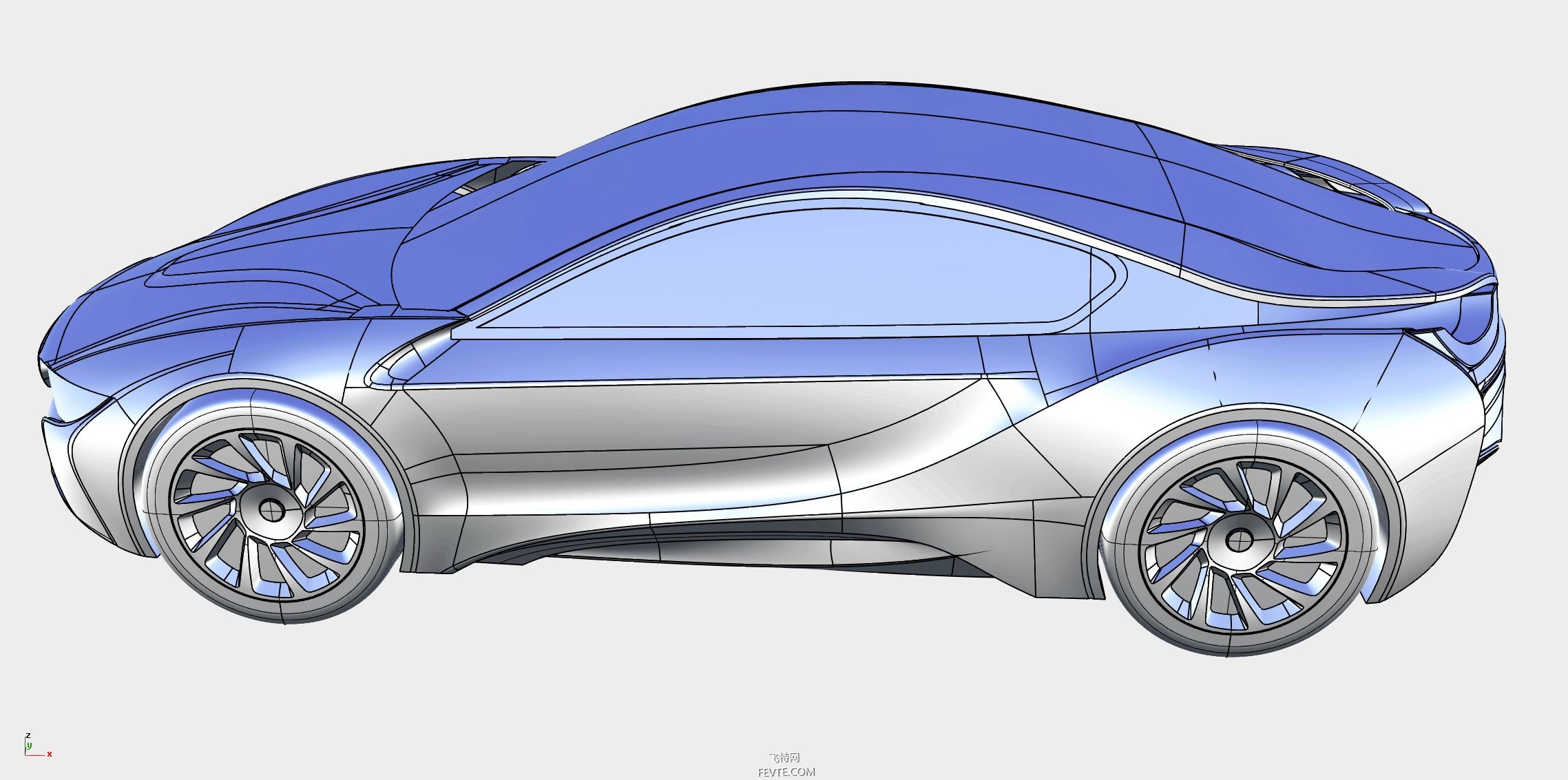 Rhino建模BMW I8教程（三） 飞特网 Rhino教程