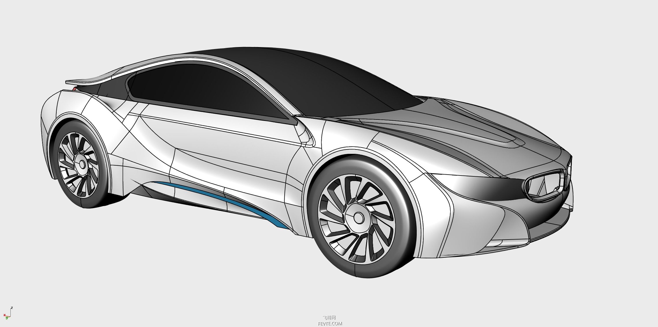 Rhino建模BMW I8教程（三） 飞特网 Rhino教程