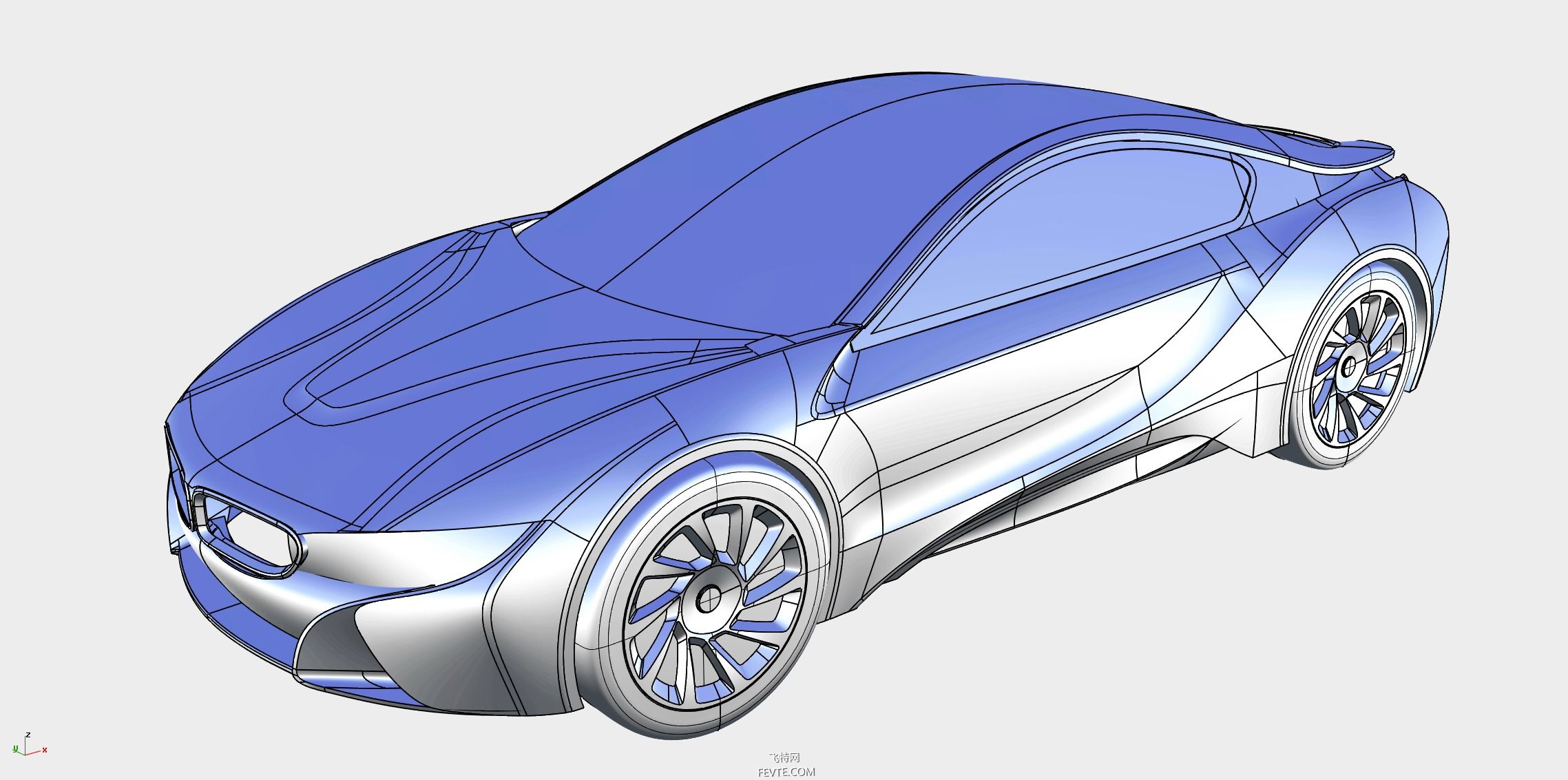 Rhino建模BMW I8教程（三） 飞特网 Rhino教程