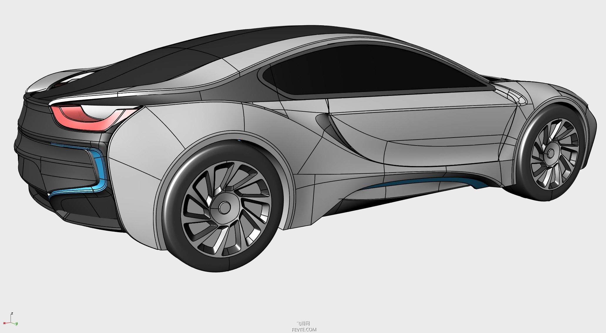 Rhino建模BMW I8教程（三） 飞特网 Rhino教程