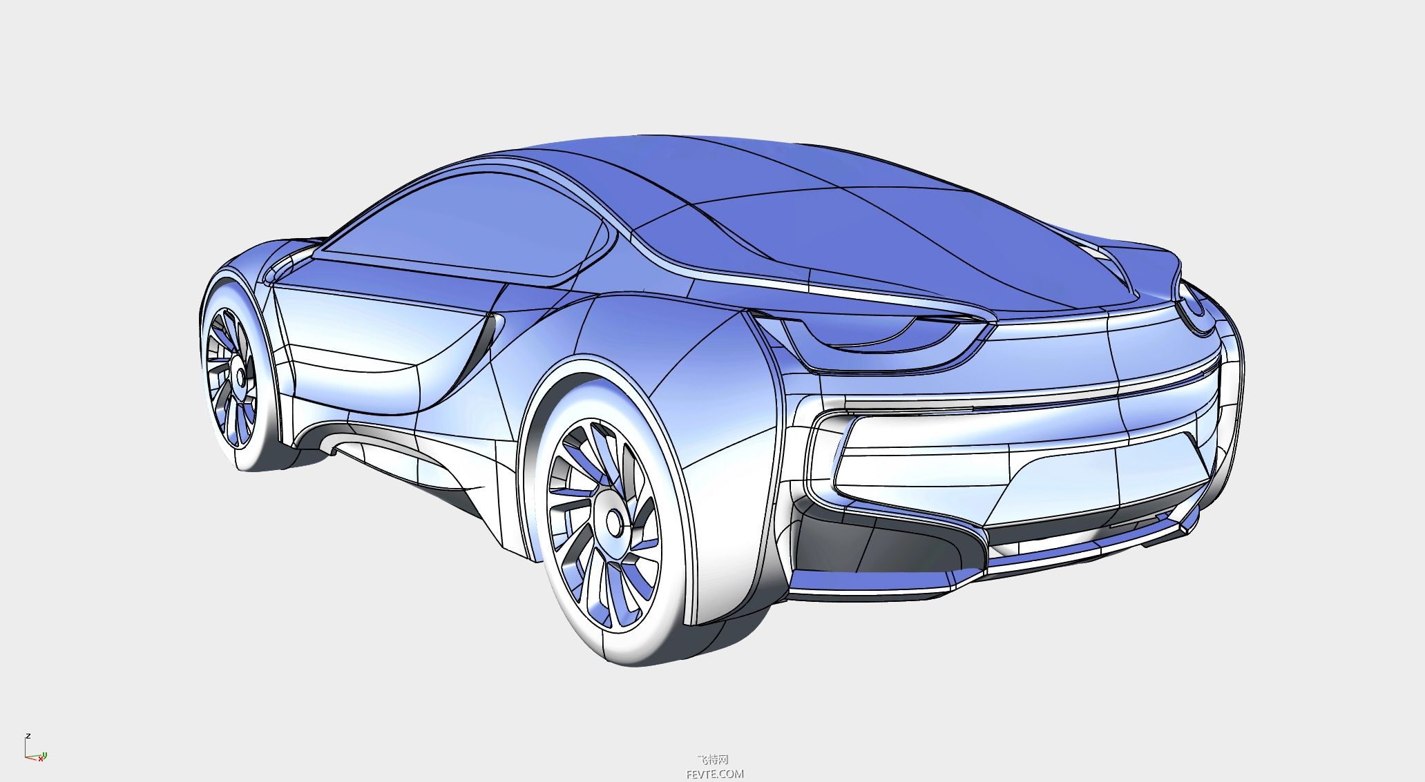 Rhino建模BMW I8教程（三） 飞特网 Rhino教程