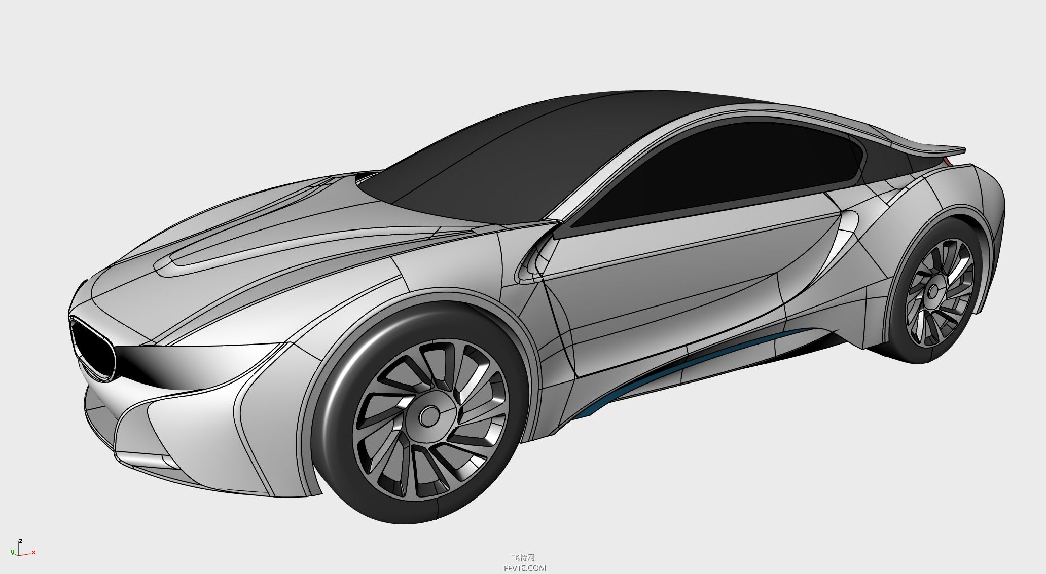 Rhino建模BMW I8教程（三） 飞特网 Rhino教程