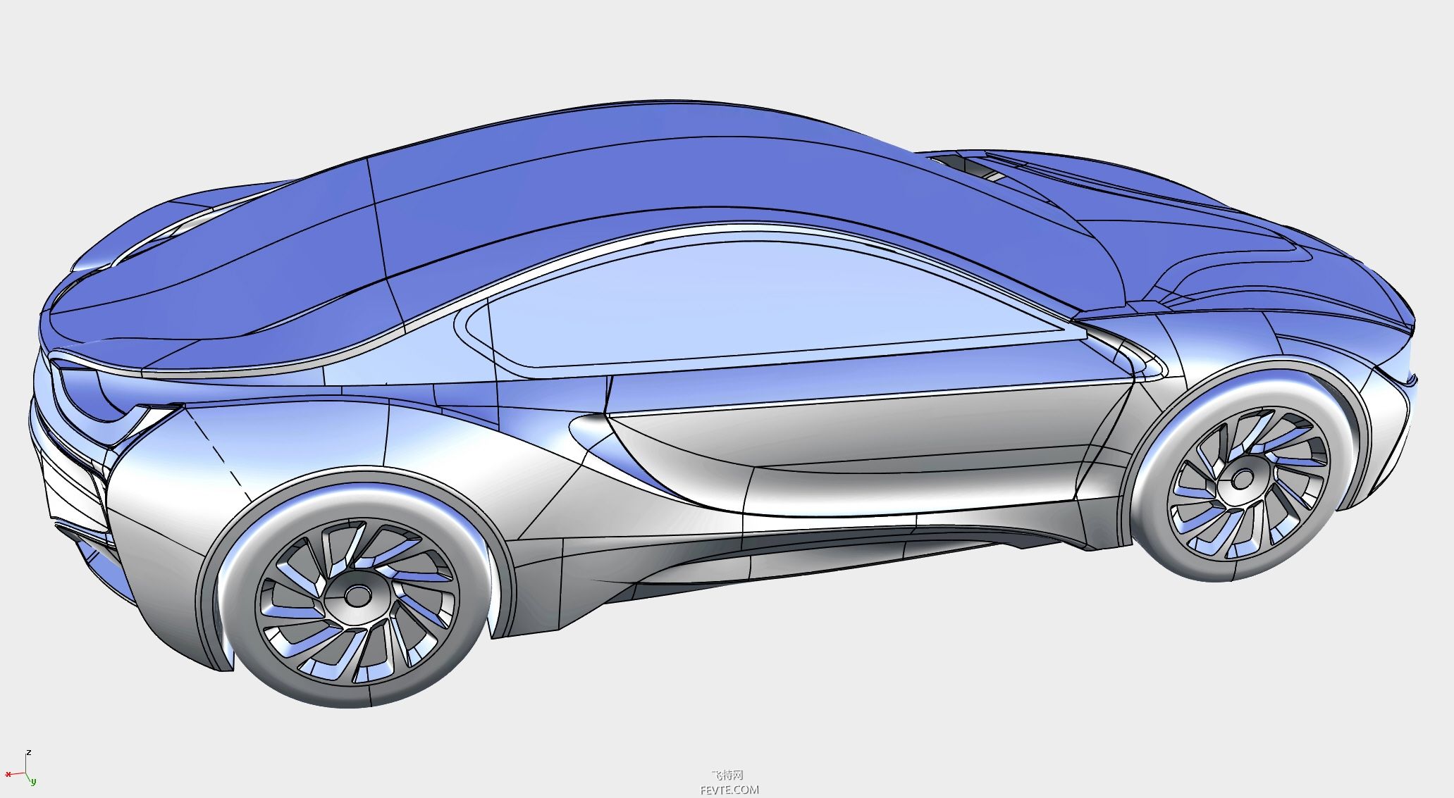 Rhino建模BMW I8教程（三） 飞特网 Rhino教程