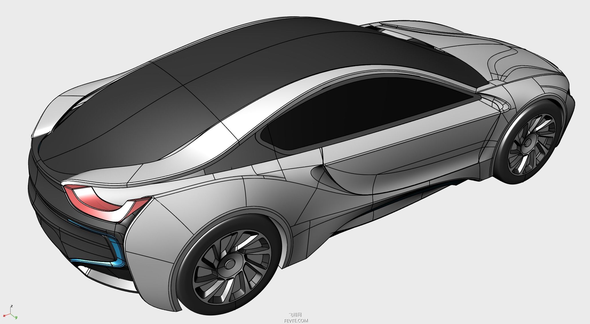 Rhino建模BMW I8教程（三） 飞特网 Rhino教程