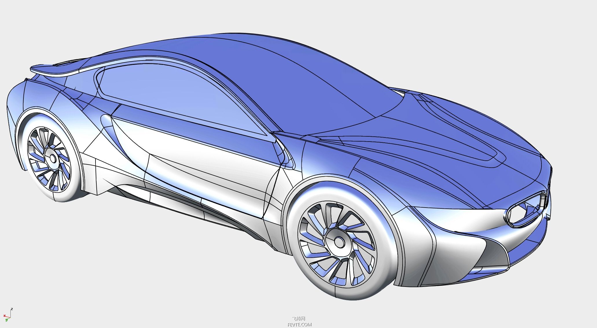 Rhino建模BMW I8教程（三） 飞特网 Rhino教程