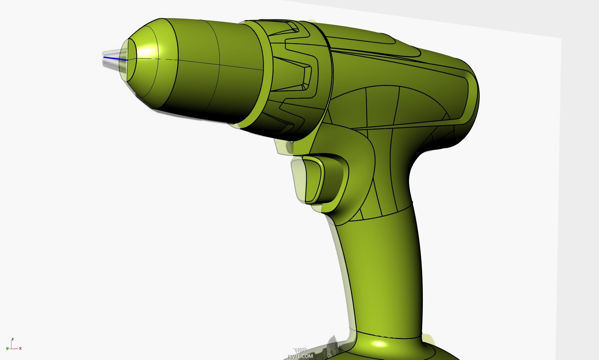 Rhino电动工具建模教程（下）  飞特网 Rhino教程