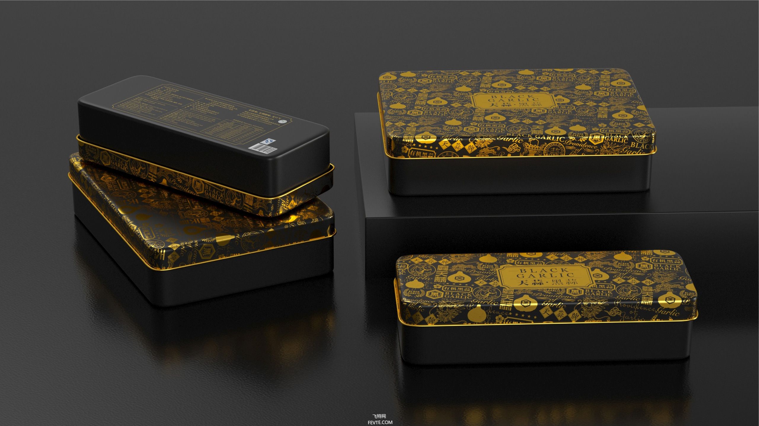 喜鹊包装设计实验室-天蒜牌黑蒜礼盒包装设计