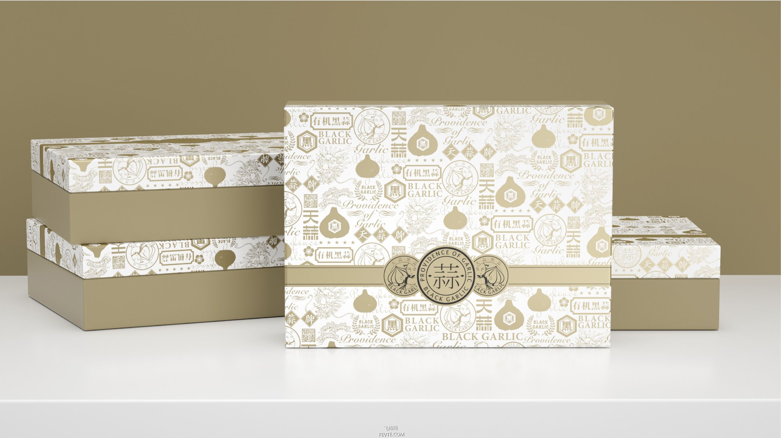 喜鹊包装设计实验室-天蒜牌黑蒜礼盒包装设计