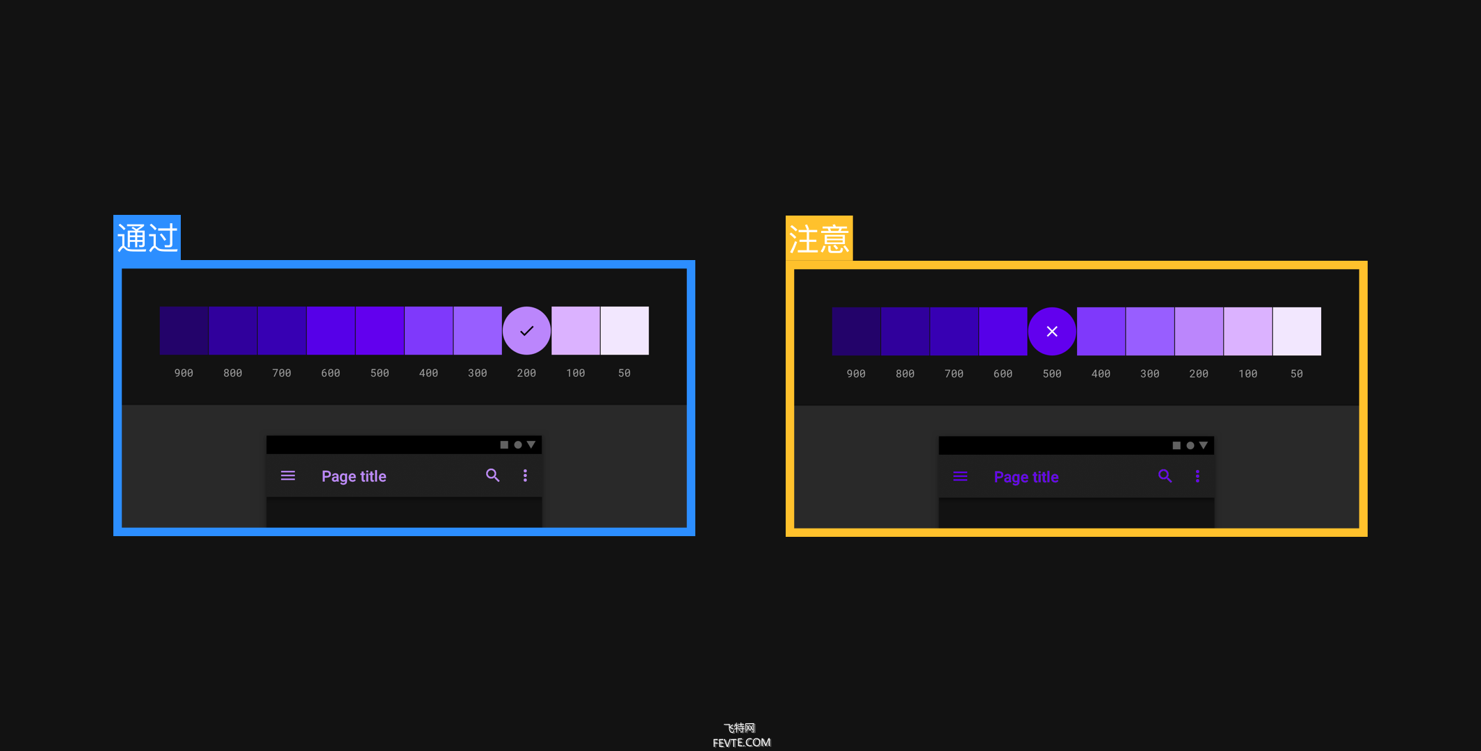 Material Design & iOS 13黑暗模式总结探索  飞特网 设计理论