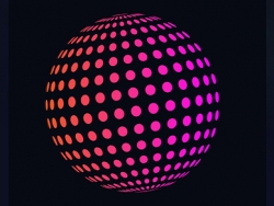 AI 3D绕转功能制作圆点球体教程
