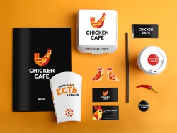 美式炸鸡快餐厅品牌VI设计