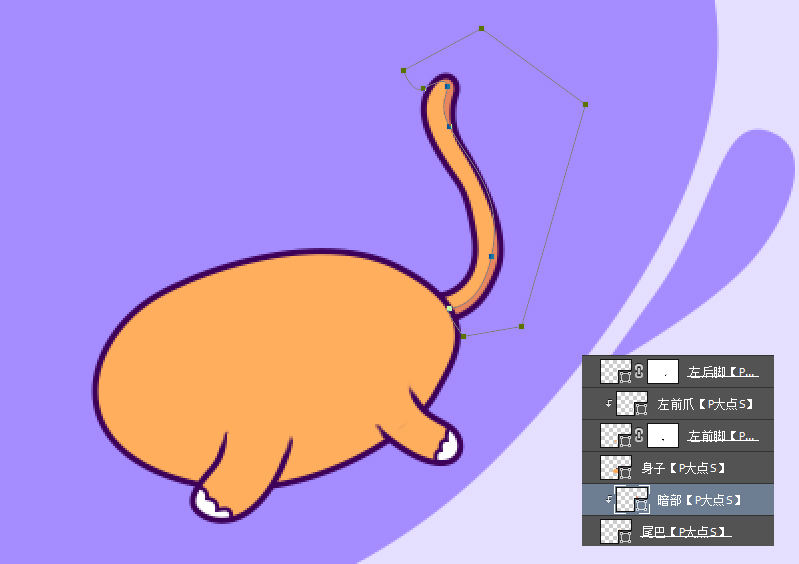 PS绘制可爱风格质感噪点插画教程 飞特网 PS鼠绘教程