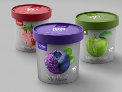 水果味冰淇淋品牌包装设计