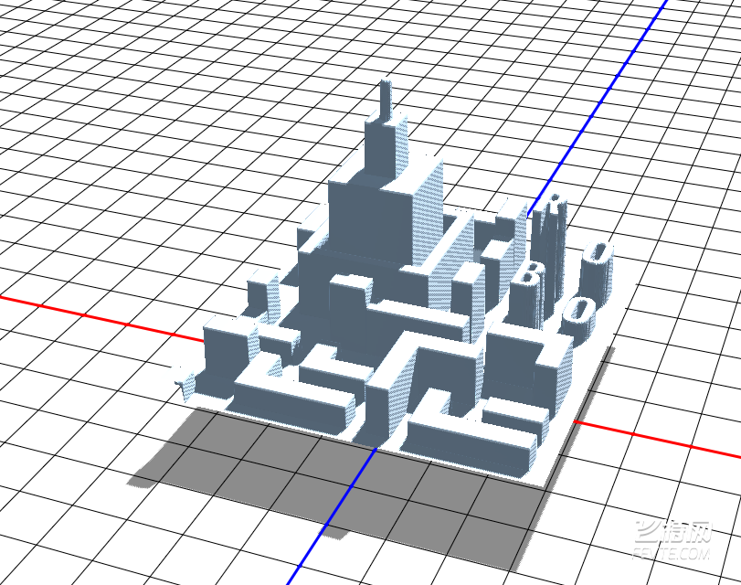 教大家用Ps滴3D功能做抽象城市  飞特网 PS滤镜教程
