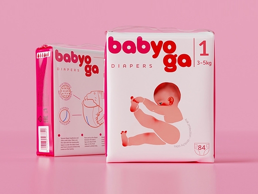 婴儿纸尿裤包装设计