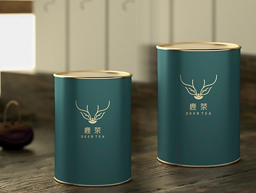 鹿茶品牌logo设计