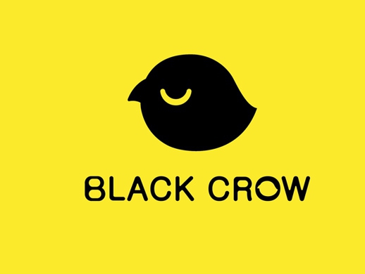 黑鸦logo标识设计