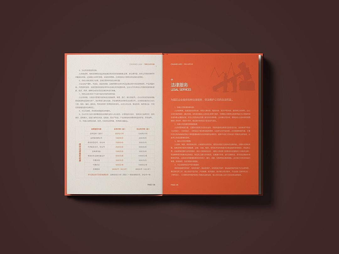 西安创联孵化器画册设计 飞特网 原创画册设计