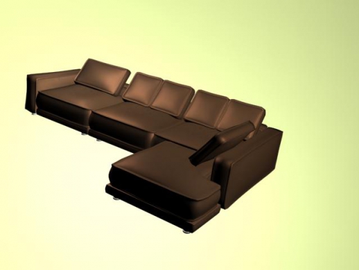皮質沙發模型設計