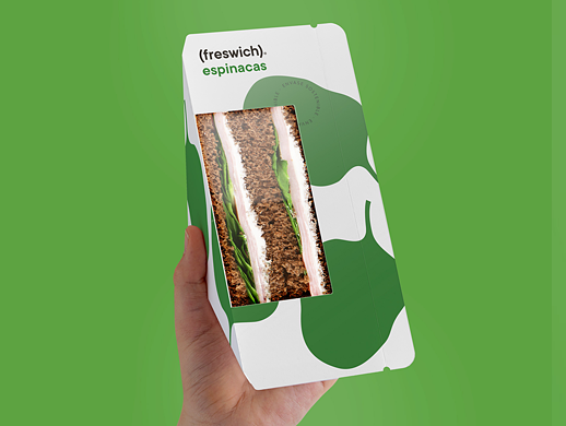 Freswich創意開窗三明治包裝設計