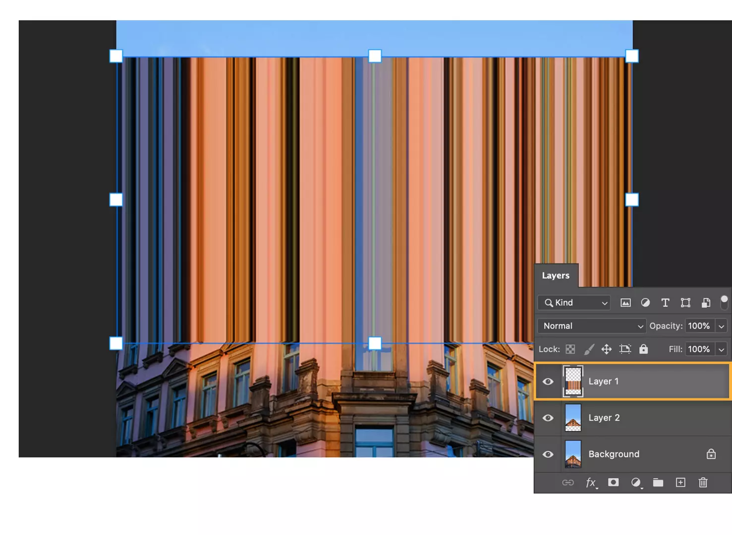 Adobe认证指南｜如何在 Adob​​e Photoshop 中制作拉伸的风景？