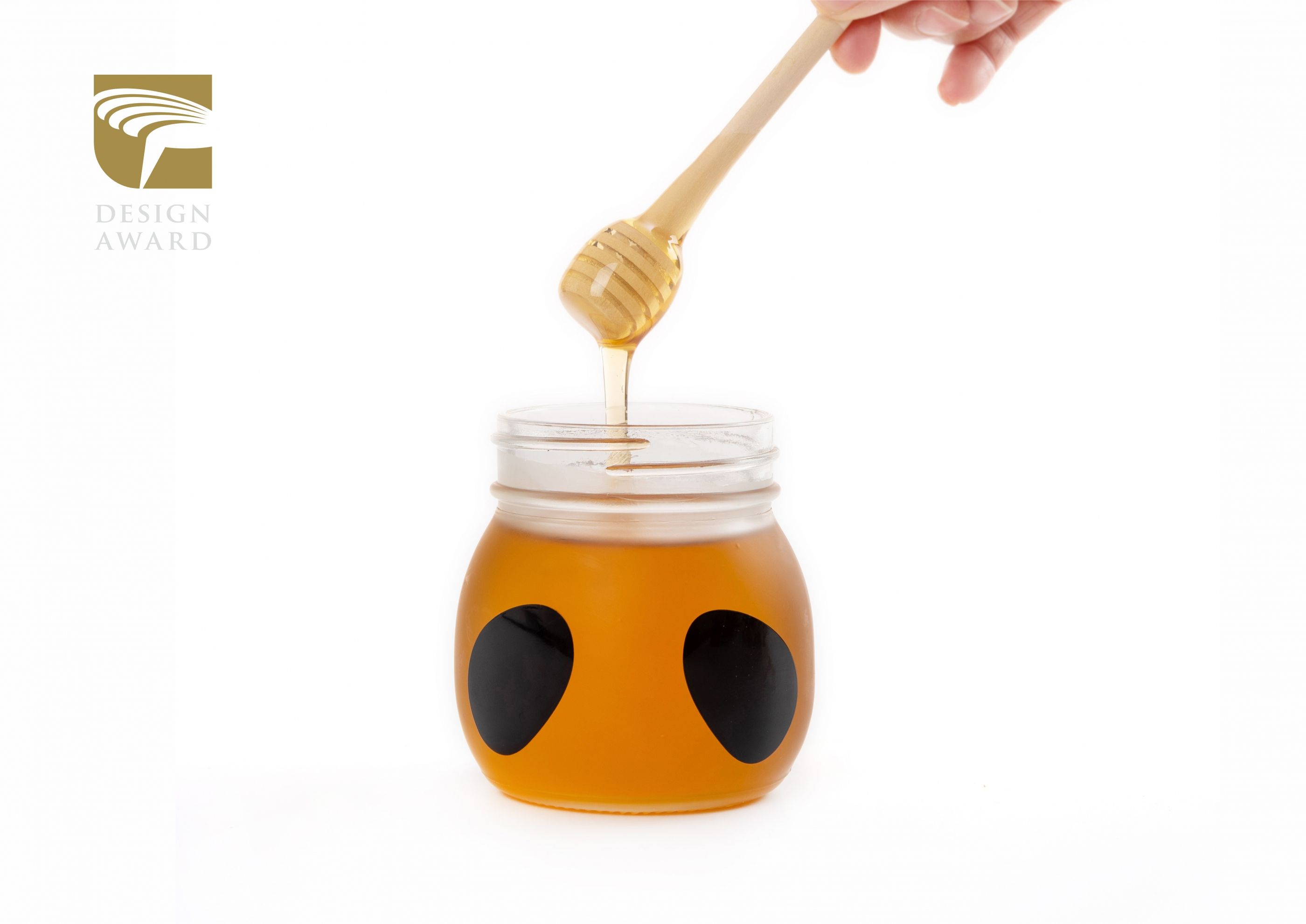 金点奖、金芦苇奖—熊猫蜂蜜包装设计 飞特网 会员原创食品包装设计