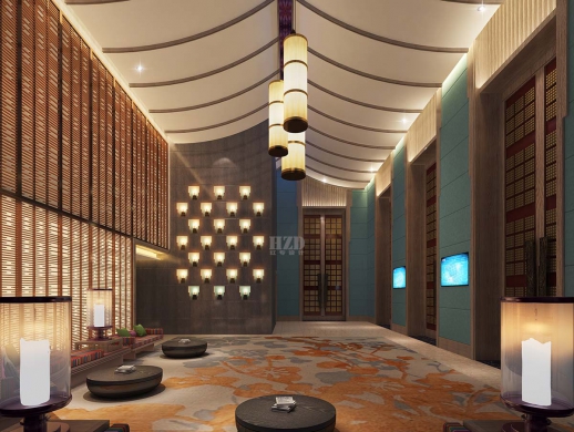 康定锅庄温泉度假酒店-西藏度假型酒店的设计|红专设计