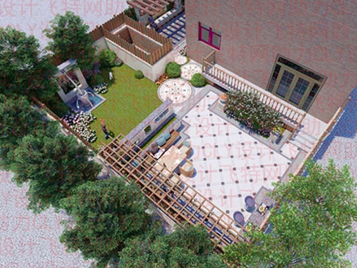 别墅庭院环境设计规划与施工