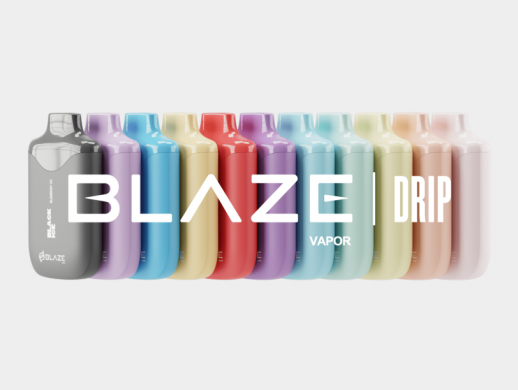 清新风格BLAZE DRIP电子烟品牌设计