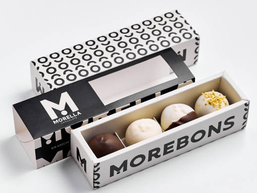 韩国黑白风格巧克力包装设计