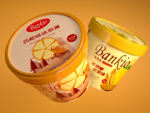 “Bankio”冰淇淋包装设计作品案例